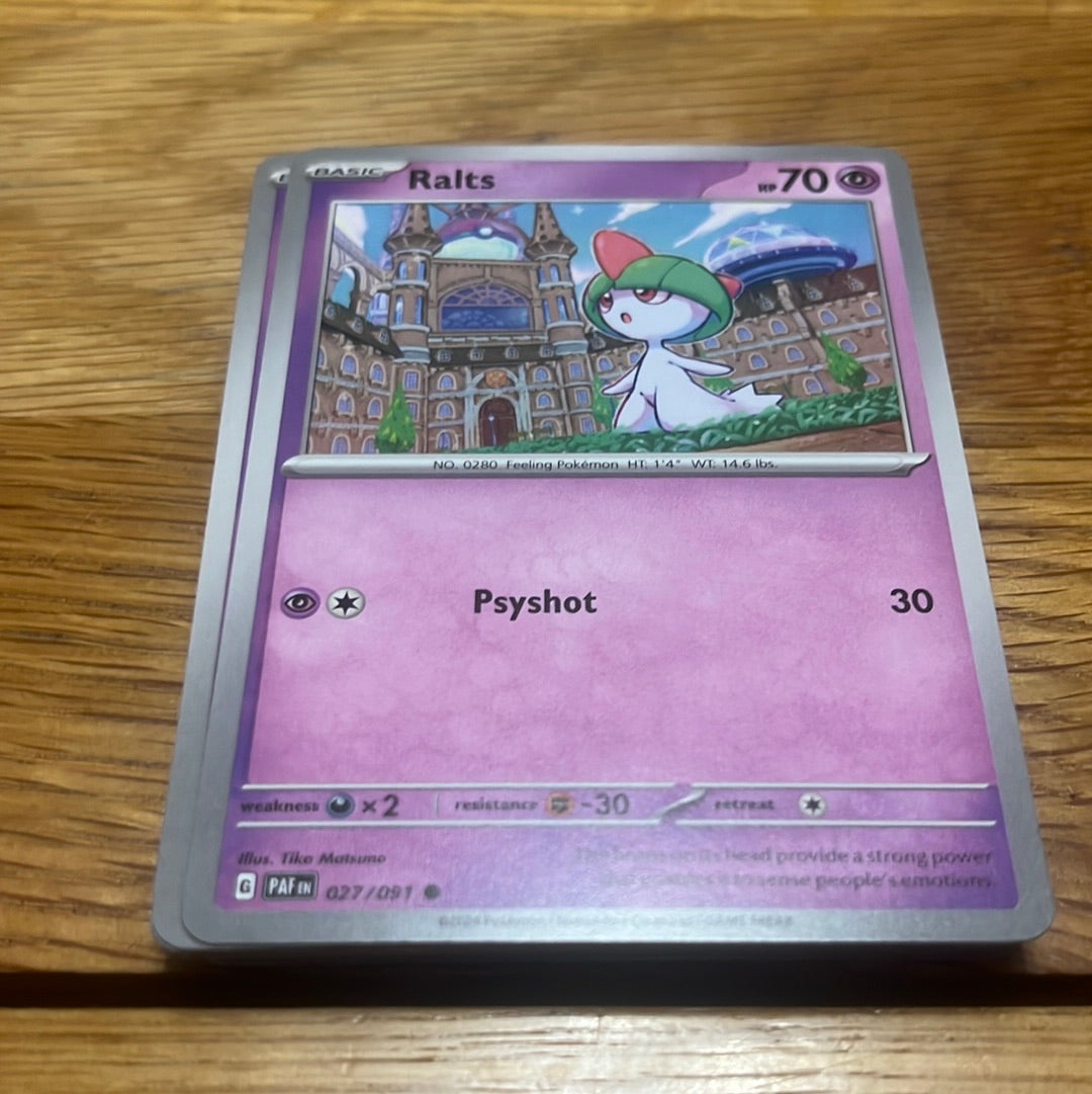 Paldean Fates: Ralts #27 Paldean Fates: Ralts #27
